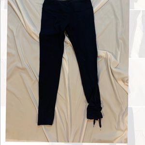 Lucy leggings with ruched cuffs